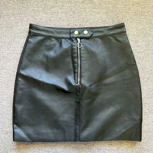 Blashe faux leather skirt